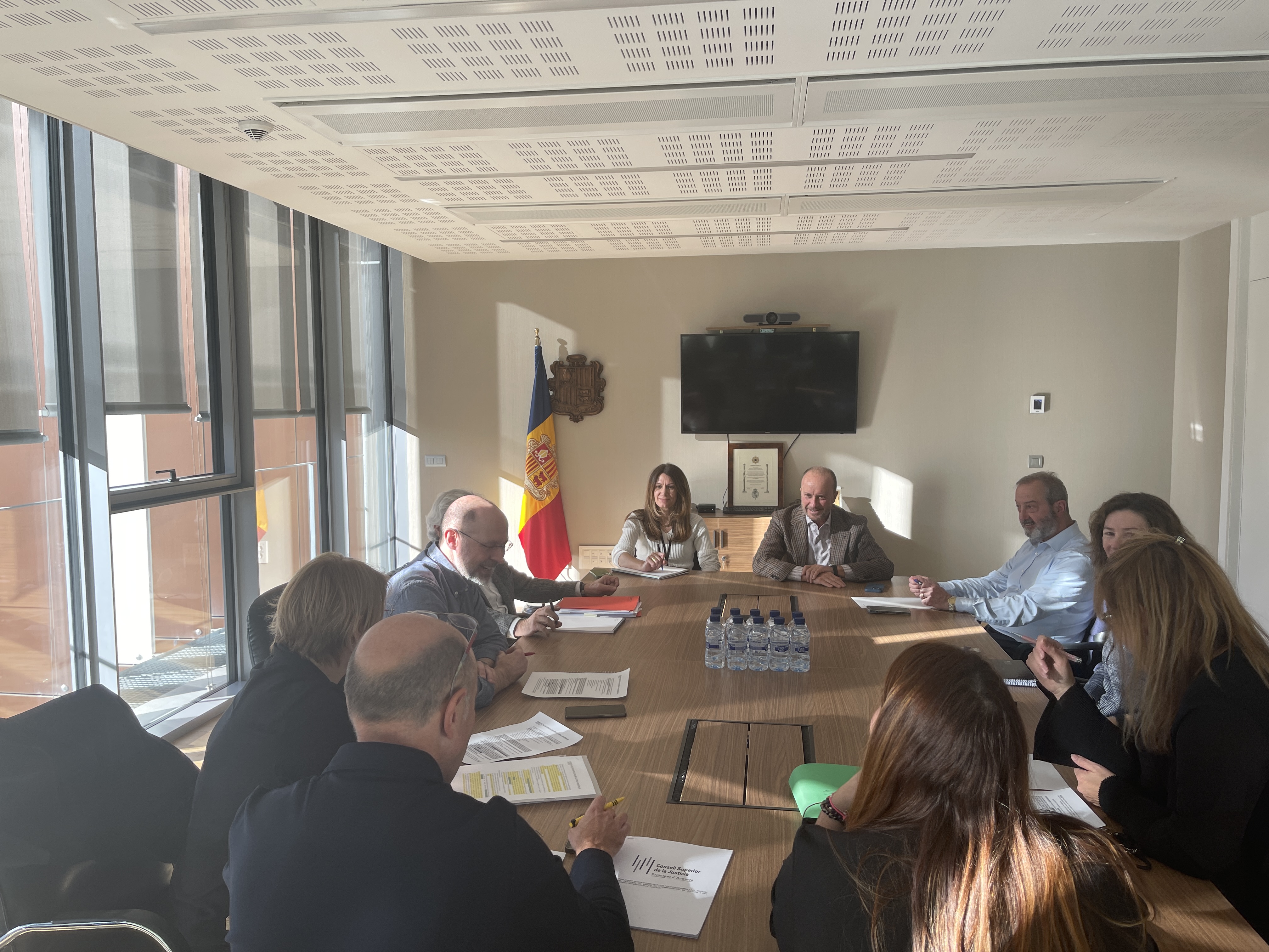 Reunió amb els representants sindicals del SIPAAJ