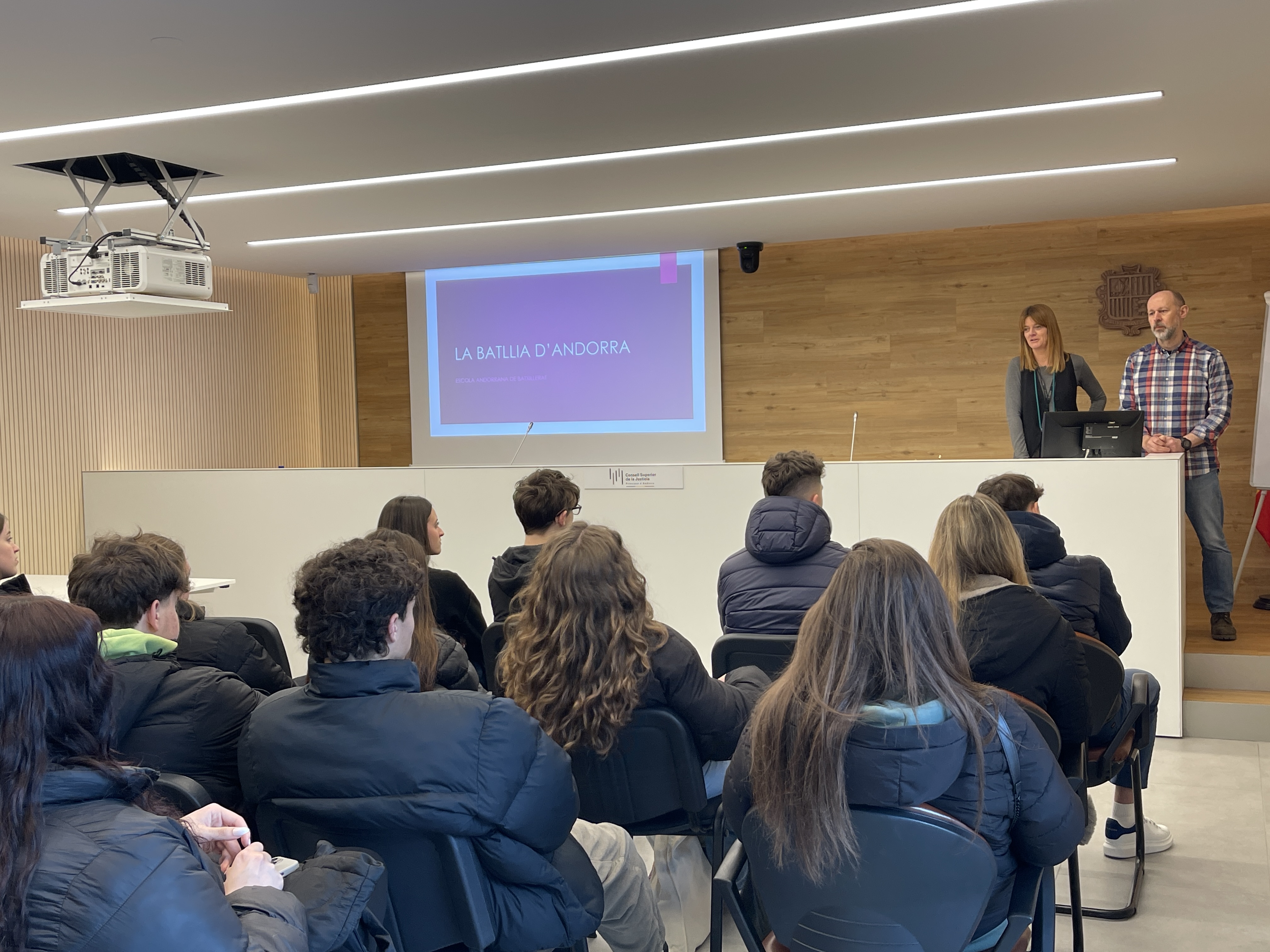 Visita dels alumnes de l’Escola Andorrana