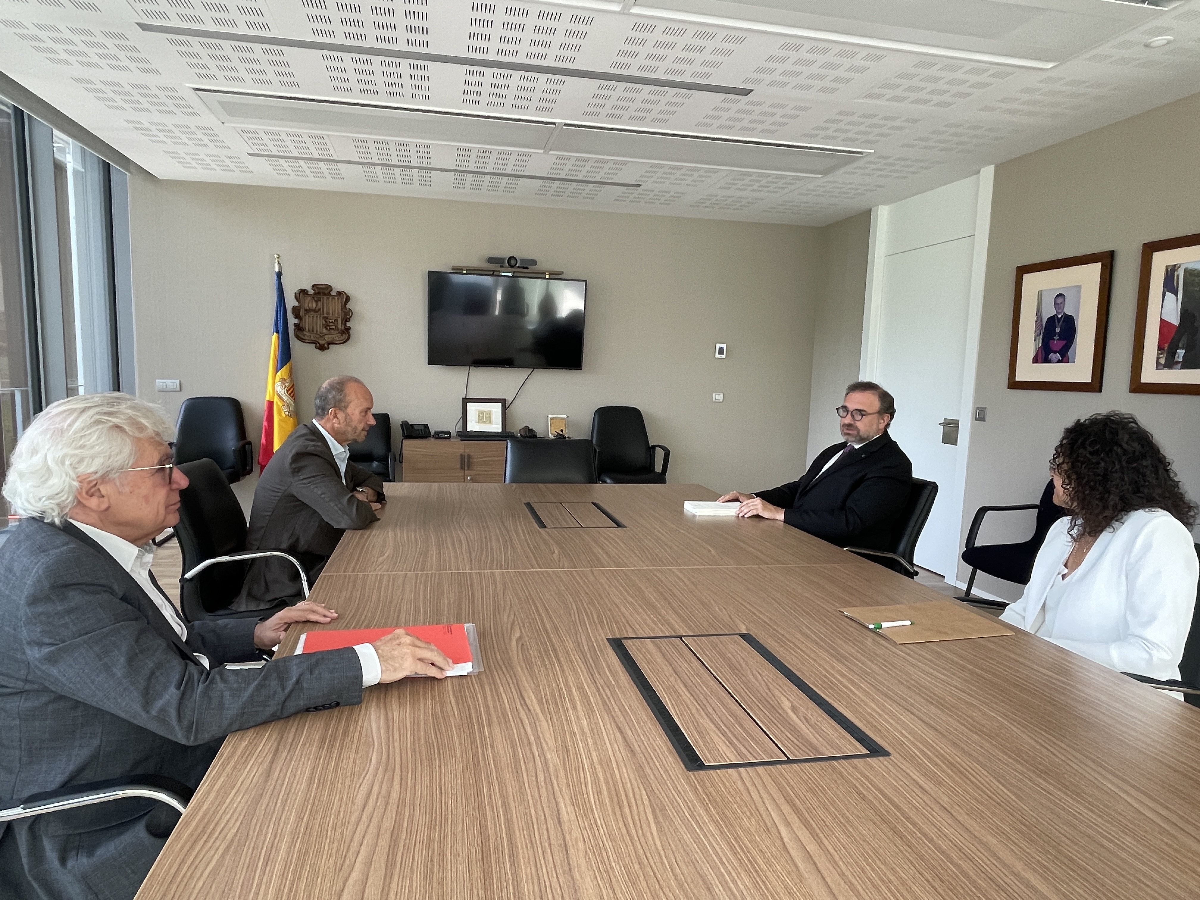 Visita del Rector de la Universitat d’Andorra