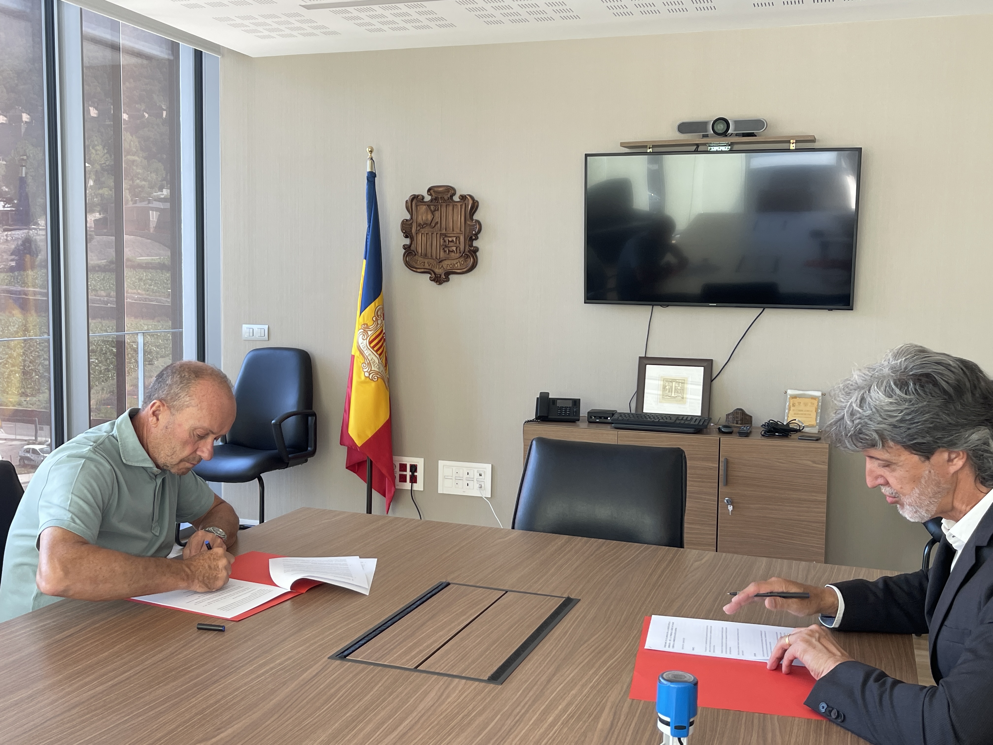 Signatura del conveni amb lel Tribunal de Comptes per a la implementació de l’expedient Judicial electrònic