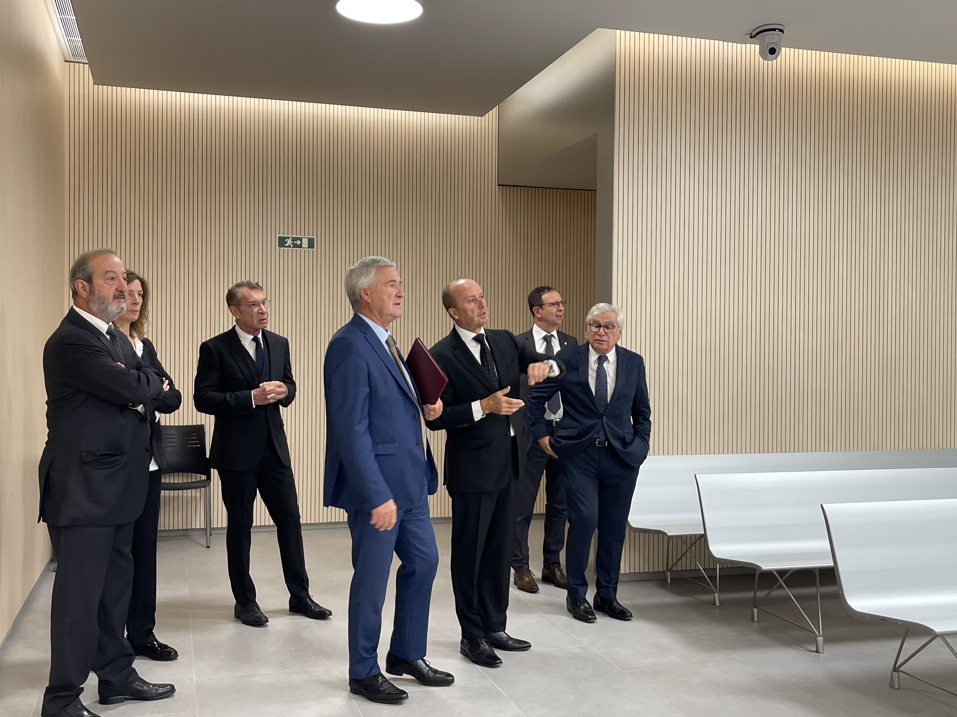 Visita del representant del Copríncep francès a la Seu de la Justícia