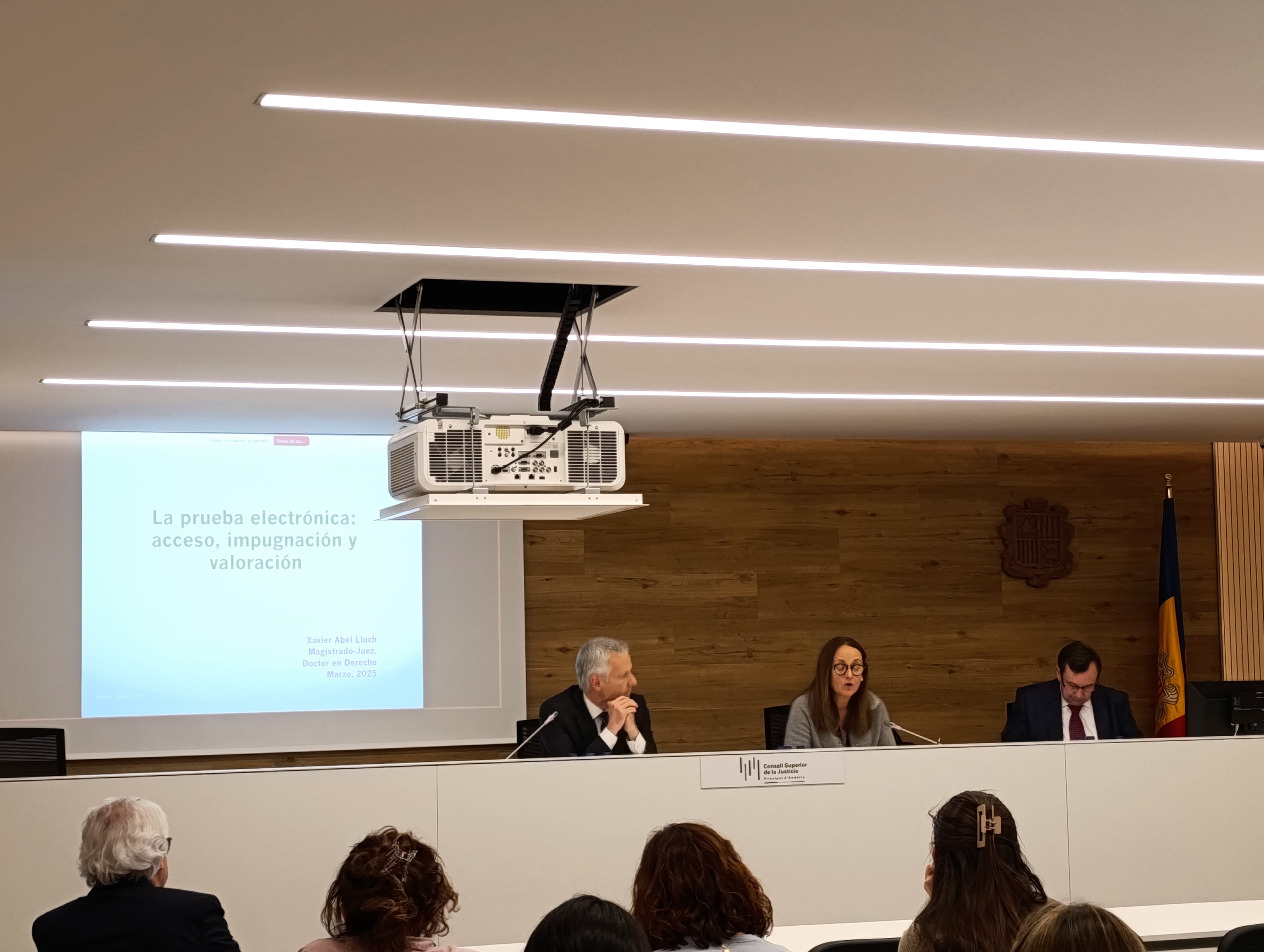 Nova formació sobre la valoració de la prova electrònica